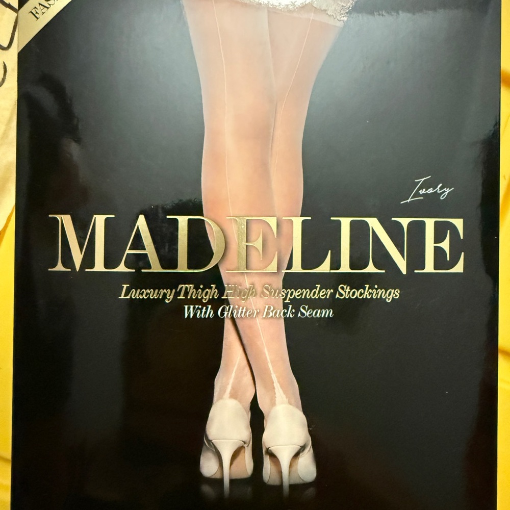 Honey Birdette Cream Hosiery Sheer Luxury